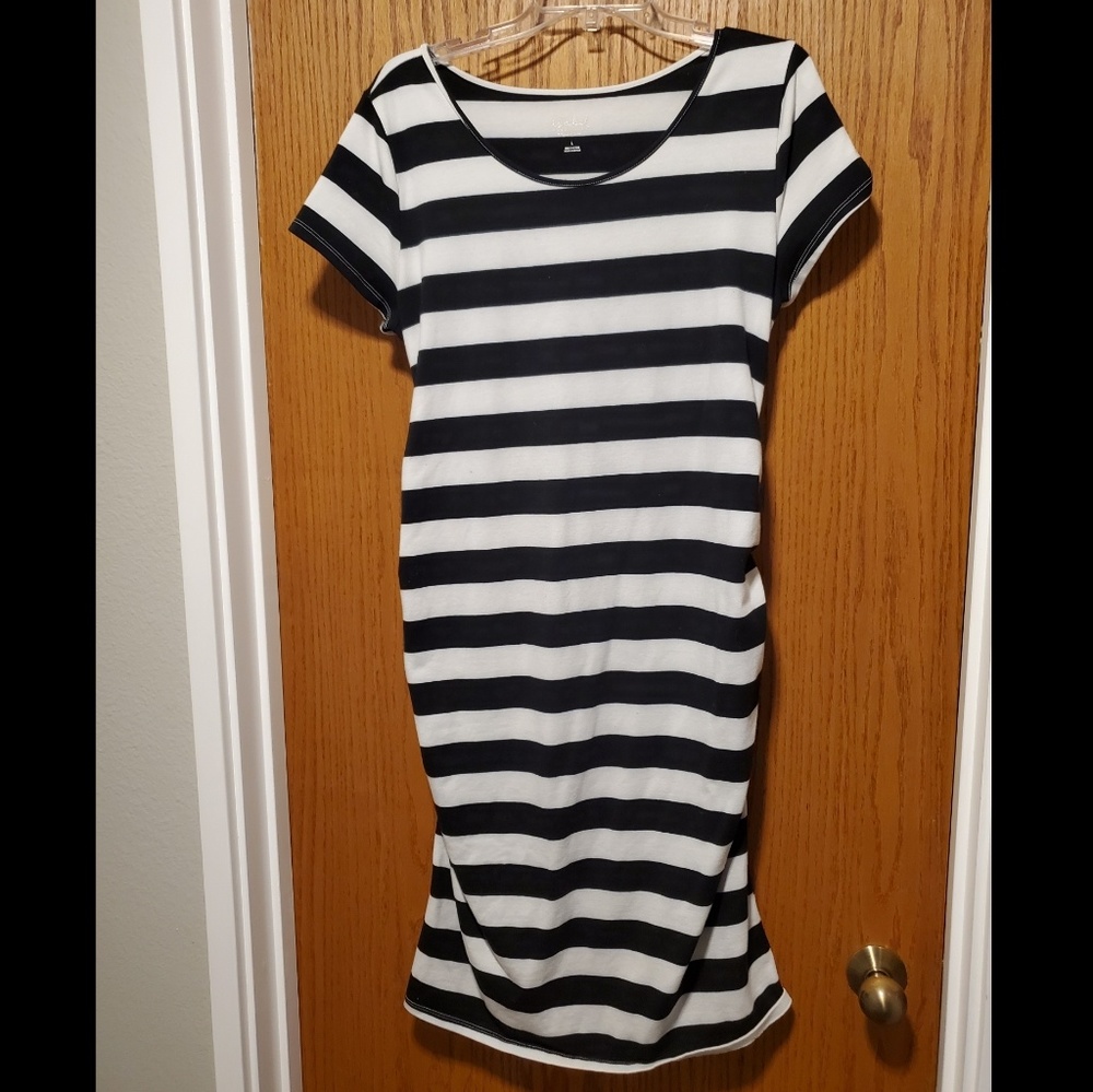 Striped Isabel Maternity Dress
